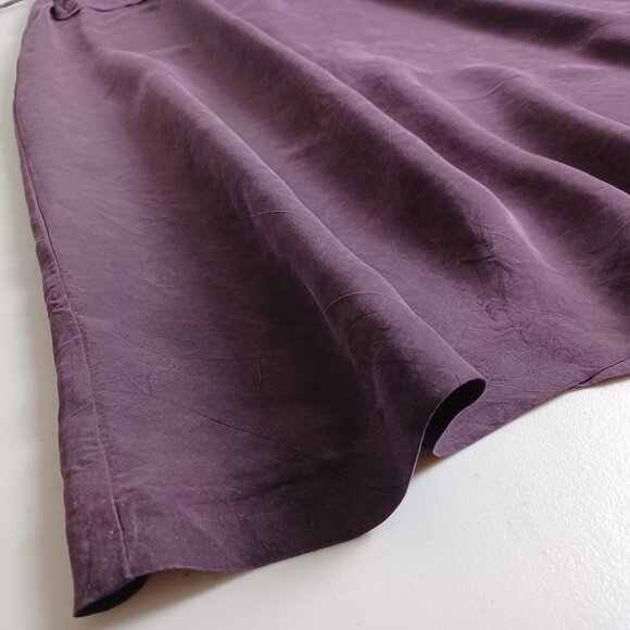 Lindor Burgundy Drape Neck Vintage Maxi Dress - Picture 6 of 16